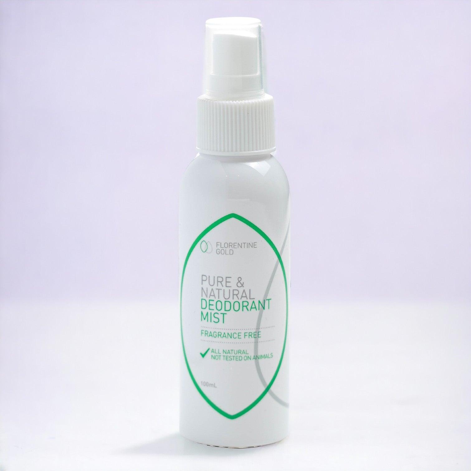 Florentine Gold fragrance-free crystal deodorant mist 100ml