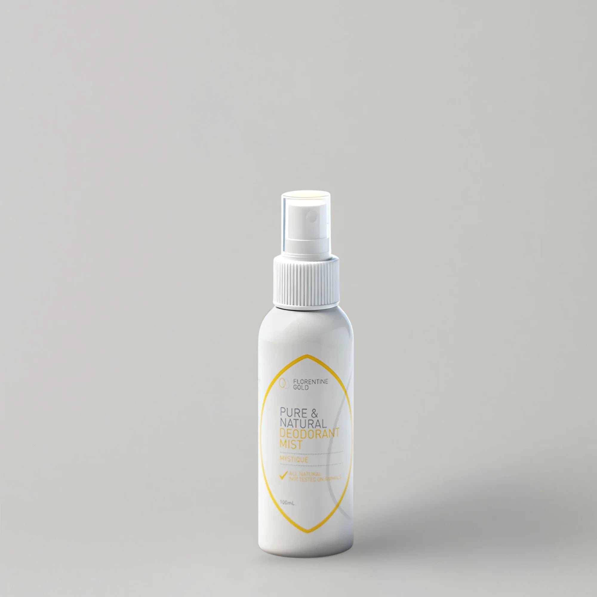 Mystique Natural Crystal Deodorant 100ml - Florentine Gold